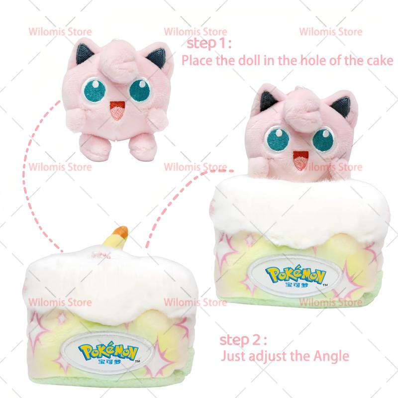 32 Styles Original Pokemon Plush Keychain Pikachu Bulbasaur Gengar Mimikyu Plusle Minun Cute And Charming Backpack Pendant Keyring Present