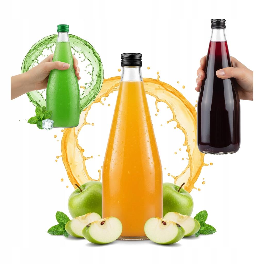 30x Bottle KROPLA 700ML for JUICE, JUICES, LIQUEUR, VODKA, MOONSHINE, ALCOHOL, WINE