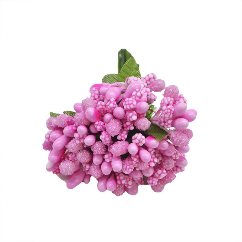 12 Stück/Los Handarbeit Künstliche Blumen Stempel Zucker Hochzeitsfeier Dekoration DIY Kranz Geschenkbox Scrapbooking Günstige Künstliche Blumen