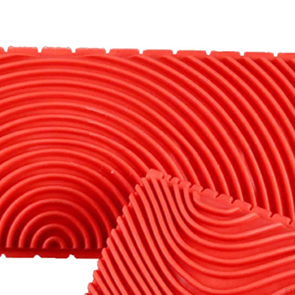 Wood Grain Tool DIY Painting Texture Rubber Graining for Deck Room