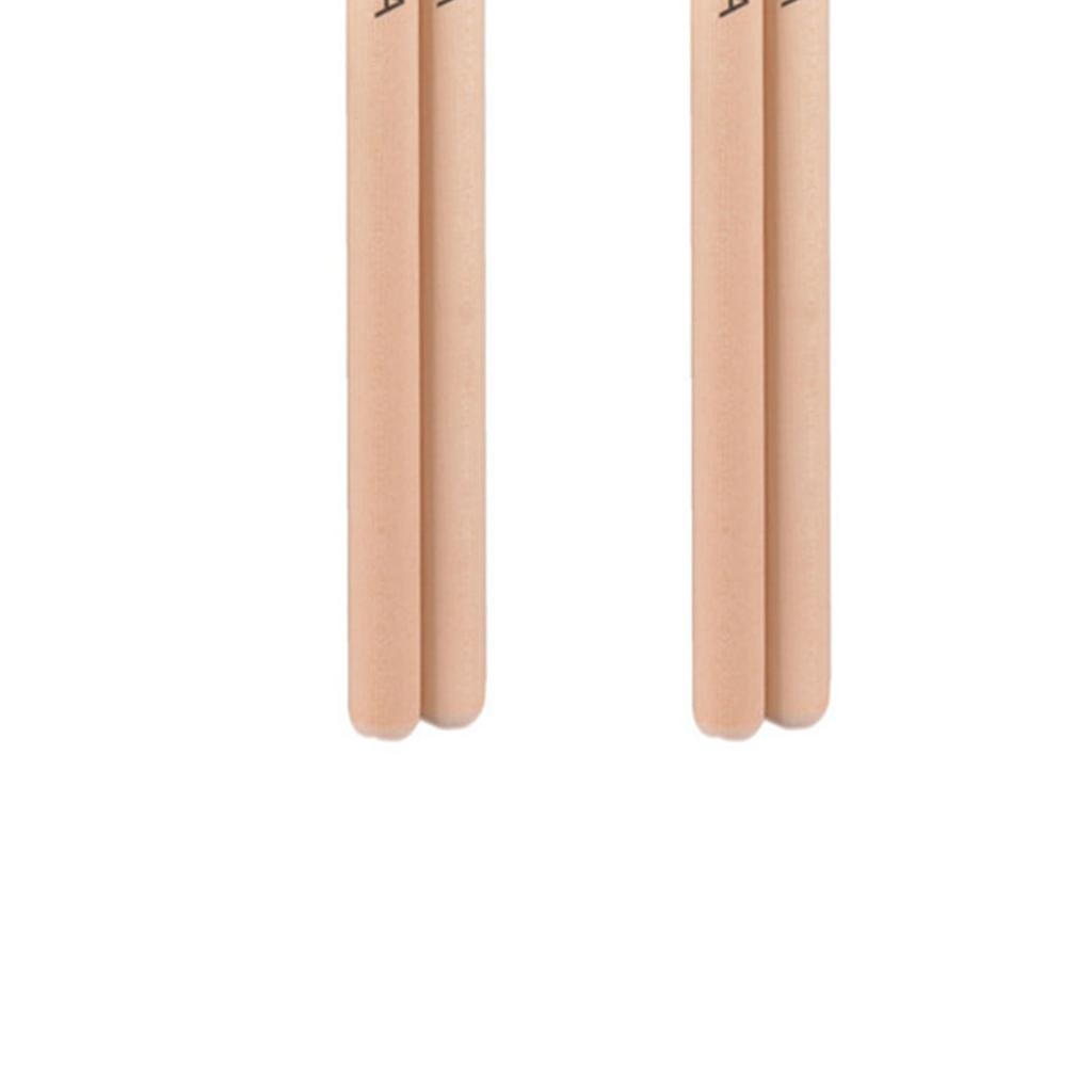 4PCS Maple Wood Drumstick Replacement Non Slip Comfortable Grip Round Tip Drum Sticks