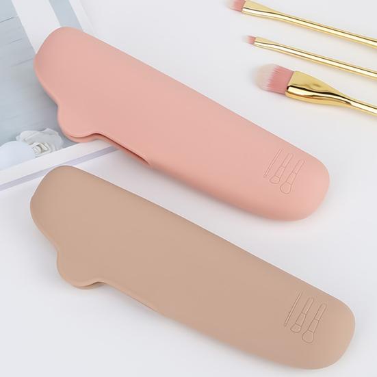 Makeup Sponge Holder Compact Organizer with Air Circulation Sponge Non-Slip Bottom Size Silicone Box Quick Drying