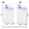 Rice Dispenser Rice Storage Container with Measuring Cup for Cereal Grain Sugar Oatmeal Flour Storage Kitchen Airtight Container
