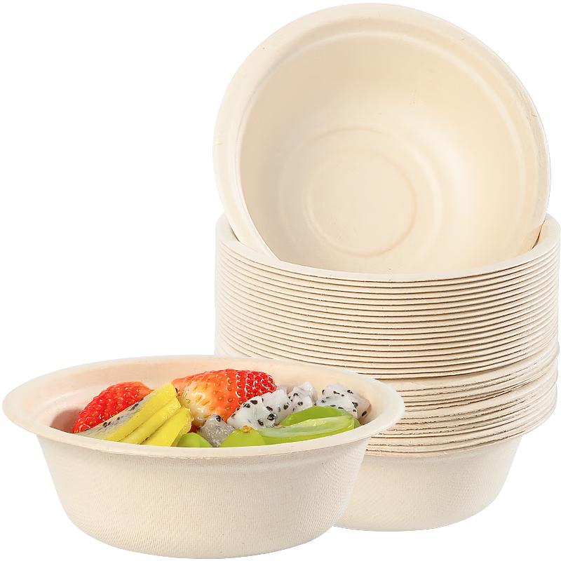 temeiju Biologisch abbaubare Einwegschüsseln aus Zuckerrohrzellstoff