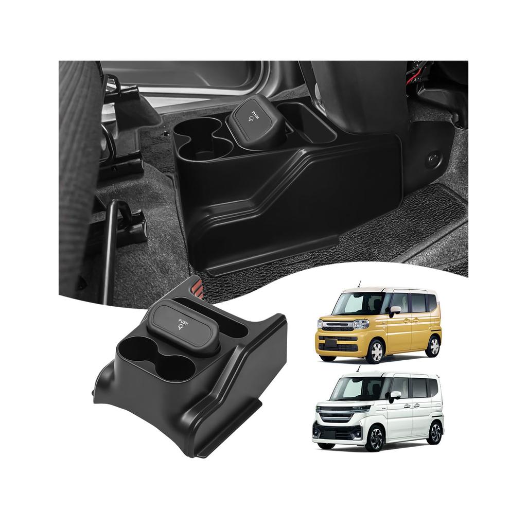 Suzuki New Spacia Mittelkonsole MK54S MK94S 3. Generation Exklusiv SPACIA CUSTOM Getränkehalter Autoaufbewahrung Autozubehör Mülleimer Custom Konsolenablage