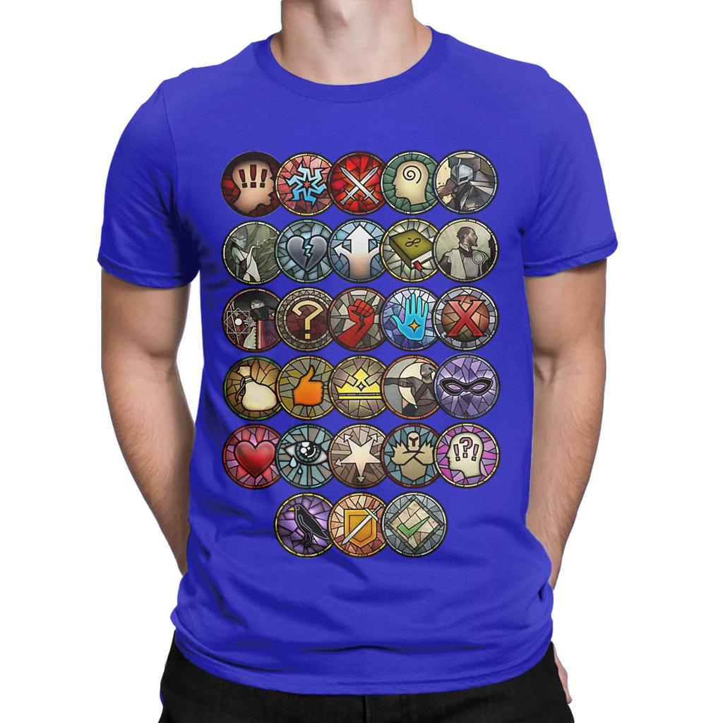 Inquisition Dialogue Wheel Icons Graphic 100 Cotton Tshirt Dragon Age Tops Tees For Unisex