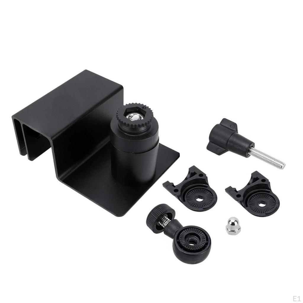 Weatherproof Gutter Mount Accessories Flexible Bracket Aluminum Alloy Outdoor Stand for