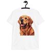 Golden Retriever Dog Short-Sleeve Unisex T-Shirt | Graphic Print Tee