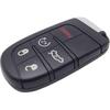 5 Button Smart Remote Key Fob Replacement For Jeep Grand Cherokee Dodge Challenger Charger Dart Durango Journey Chrysler 300 Keless Entry Key Fob