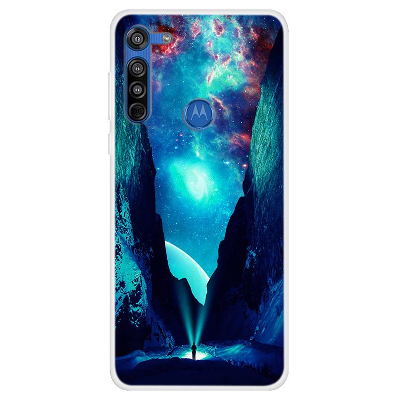 Moto G8 Power Kılıfı Yumuşak Silikon Arka Kılıf Motorola Moto G8 Plus Telefon Kılıfı İçin Moto G8 Power Lite G 8 G8+ Sevimli Kapaklar