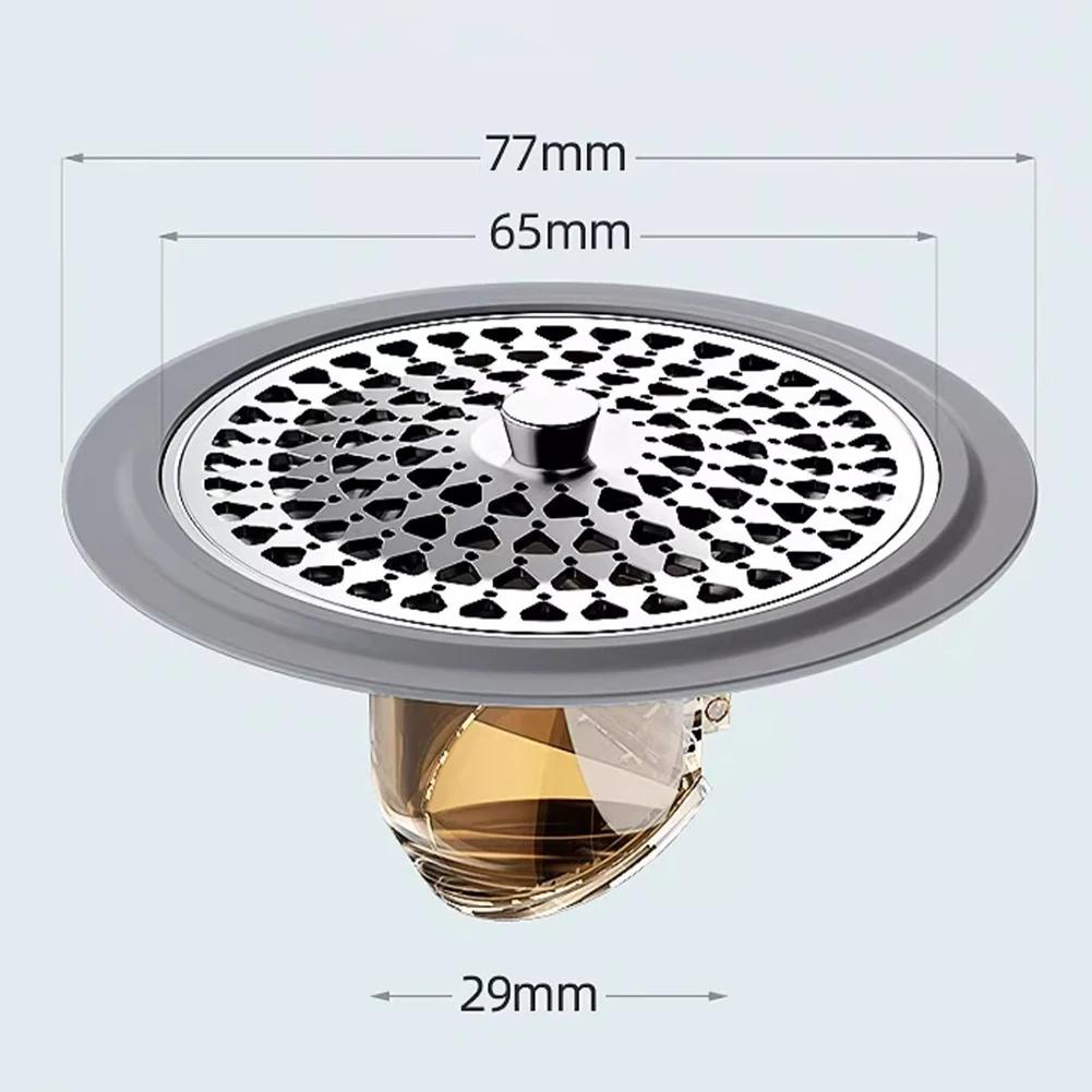 Floor Drain Deodorizer Bathroom Sewer Insect and Odor Prevention Quick Drainage Filter Odor Blocking Magic Tool Universal Cover