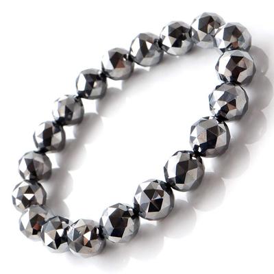 Hohe Reinheit Terahertz-Erz Sternschliff 100 Facetten Armband 10mm Reinheit Innendurchmesser 16cm [GOLDSTEIN] ca. 99,9999%