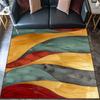 Modern Light Luxury Carpet for Living Room Abstract Decoration Home Rug Non-slip Bedroom Study Mats Washable Balcony Lounge Rugs