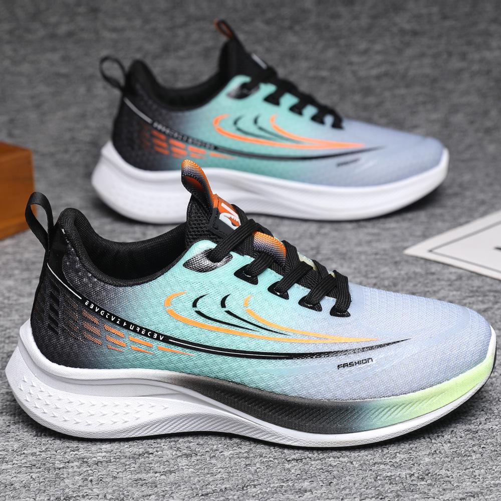 Zapatillas de Running Transpirables de Malla para Hombre - Zapatillas Deportivas Ligeras y Modernas