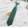 Children's Small Tie with Creative Fun Cartoon Polyester Short Lazy Knot Free Tie 6cm