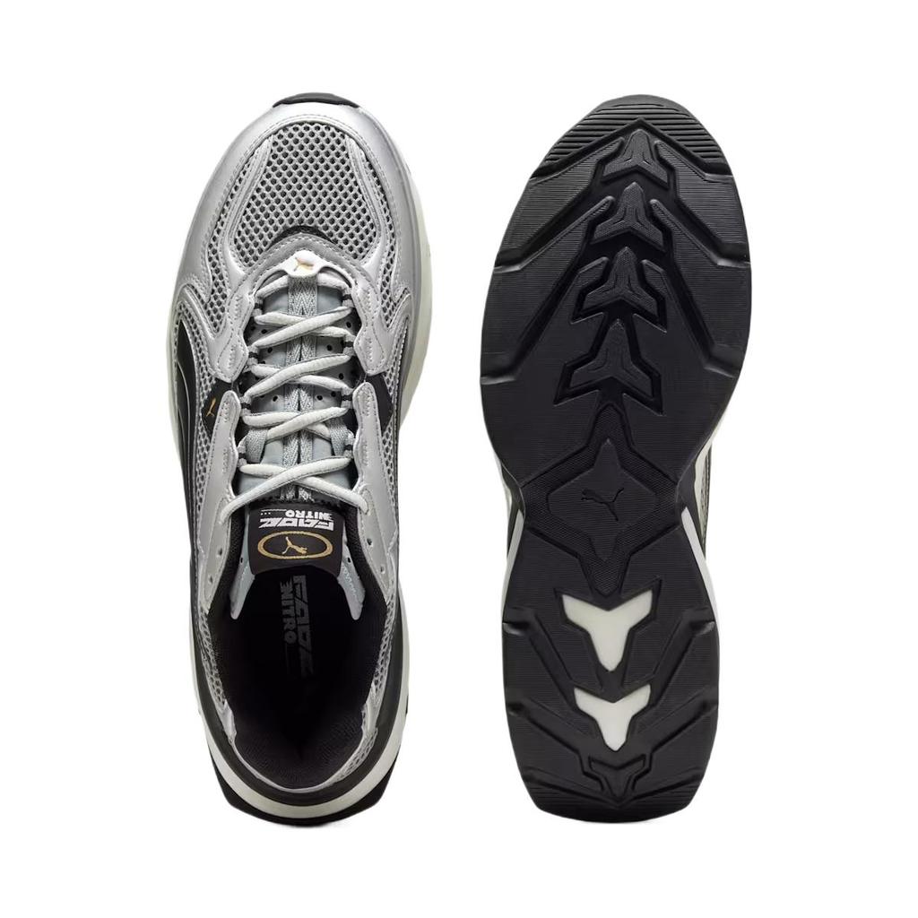 PUMA Fade Nitro LS Unisex Puma Black Cool Dark Gray Puma Silver Low Top Lifestyle Sneakers 406203-04