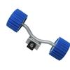 Adjustable Keel Support Rollers For Yacht Trailers Featuring Anti Skid Rubber Surfaces And Steel Brackets