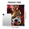 3pcs Football Pattern Drawstring Bags with Practical Pockets, Easy To Carry Football Training Bags