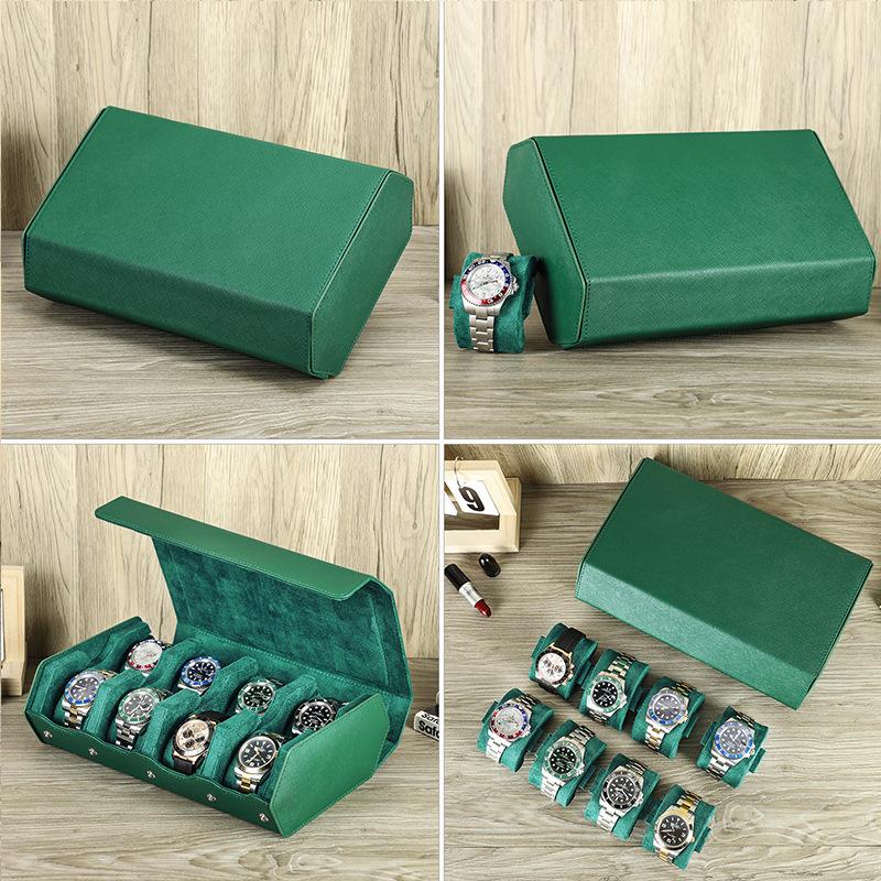 Watch Box Travel Roll Cases for 2/3/4/6/8 Watches Storage Display Case Watch Protector Organizer Shockproof Case for Men Women