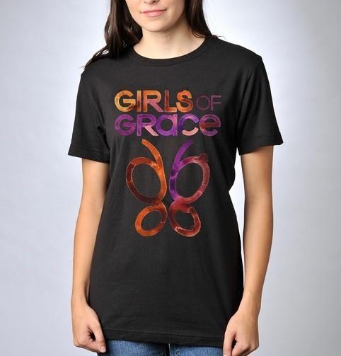 

Girls of Grace Watercolor Butterfly TShirt Black Unisex T-Shirt S