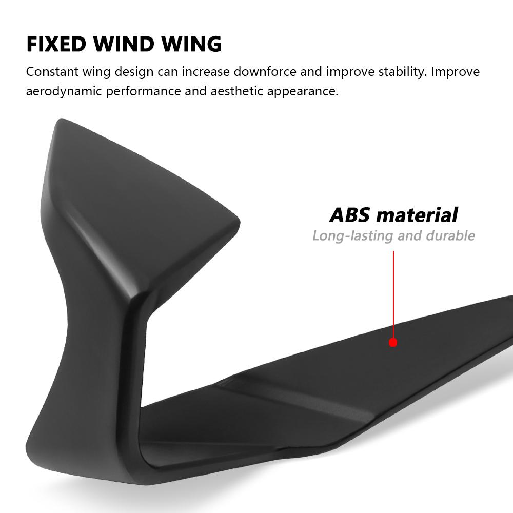 Side Downforce Spoilers Fairing Winglet For KAWASAKI ZX6R ZX-6R 2026 2025 2024 Motorcycle Naked Side Front Aerodynamic Wind Wing
