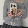 Playful cute cartoon girl ins15 for 17pro apple 17ProMax mobile phone case iPhone16Pro