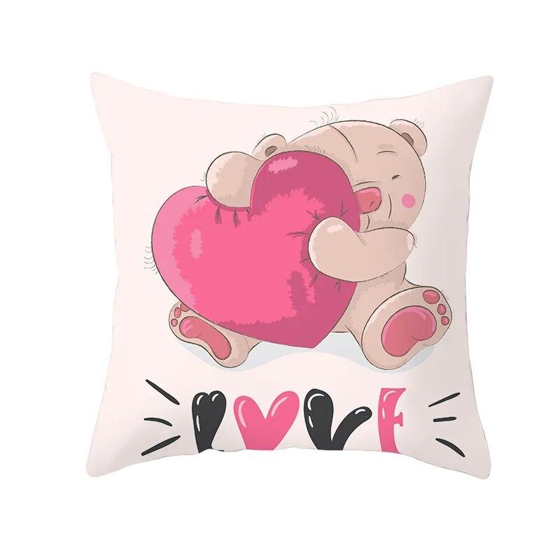 45x45 см наволочка с милым мультяшным животным принтом, собака, кошка, облако, диван, прикроватная подушка, чехол для украшения дома, наволочка 40x40cm