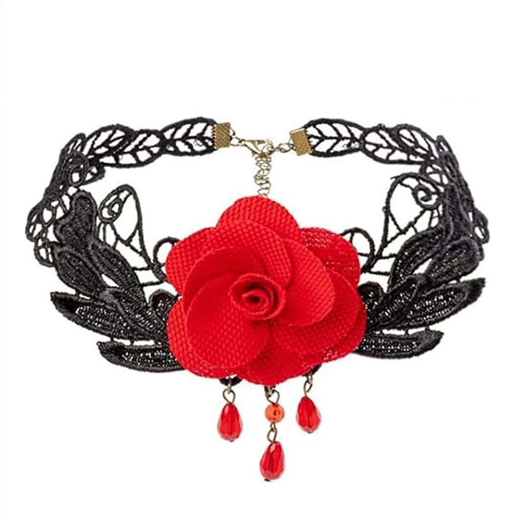Bride Lace Necklace - Costume Accessory for Women