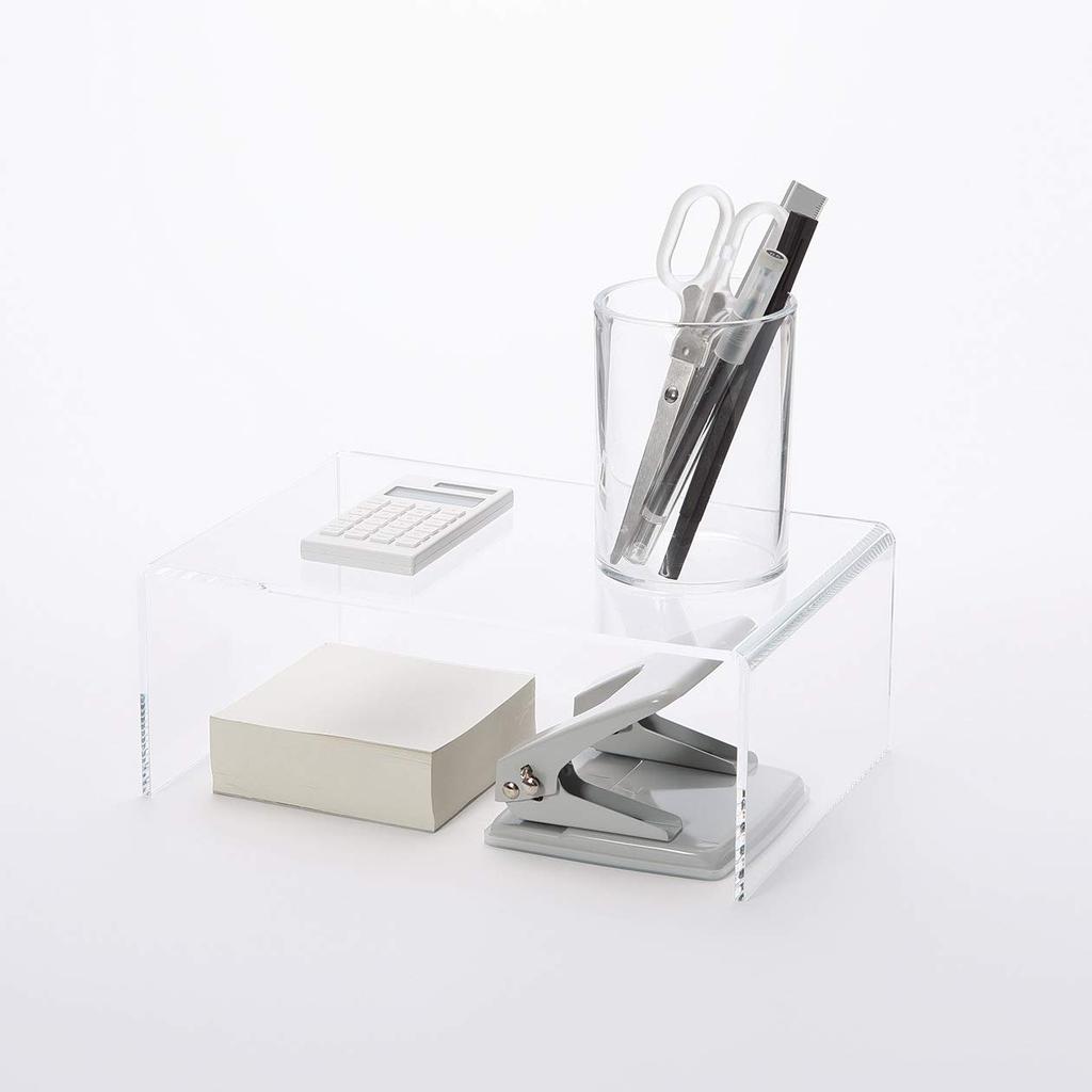 MUJI Small Acrylic Divider 26cm W x D x 10cm 15919833 Shelf, Approx. 17.5cm H,
