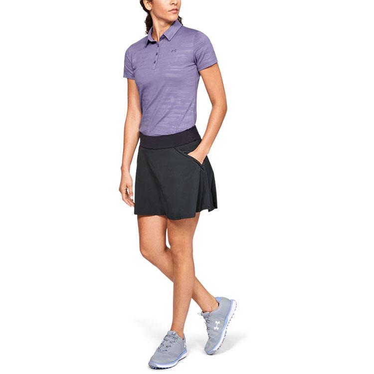Under Armour Casual Polo Shirt Women tops Purple 1326889-520
