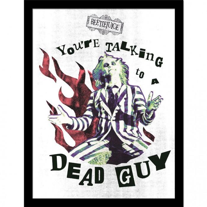 Beetlejuice Dead Guy Framed Poster