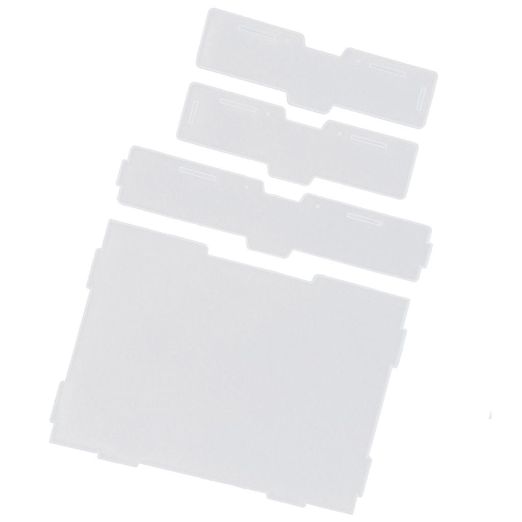 Epoxy Mold DIY Crystal Desktop Folder Storage Box Notebook Silicone Mould Office Stationery