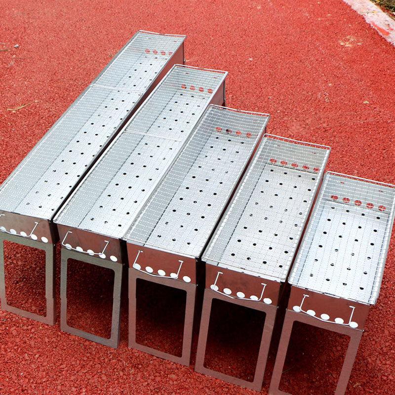 ZISIZ Portable Foldable Charcoal BBQ Grill