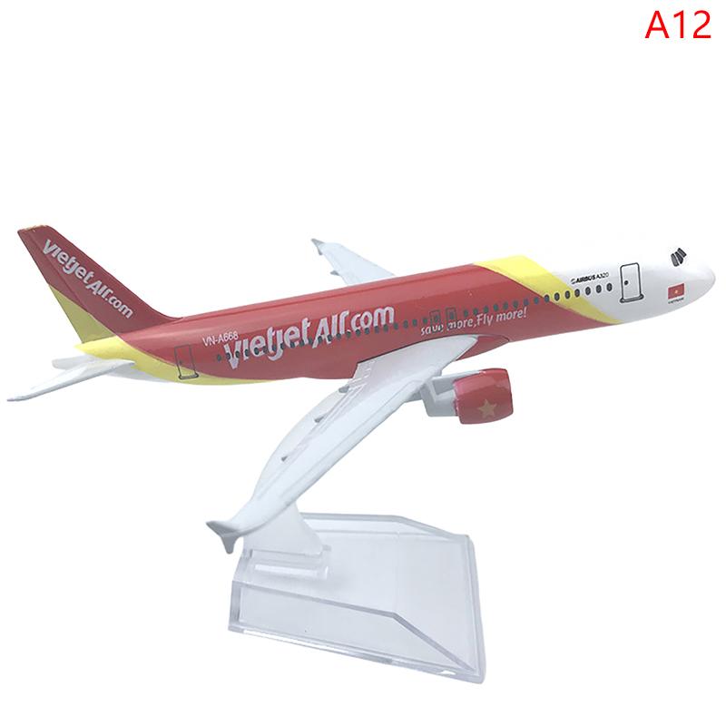 16Cm Die-Cast Metal Airplane Air Airbus 320 350 340 1/400 Scale Planes Model Airplane Aircraft Model Toys