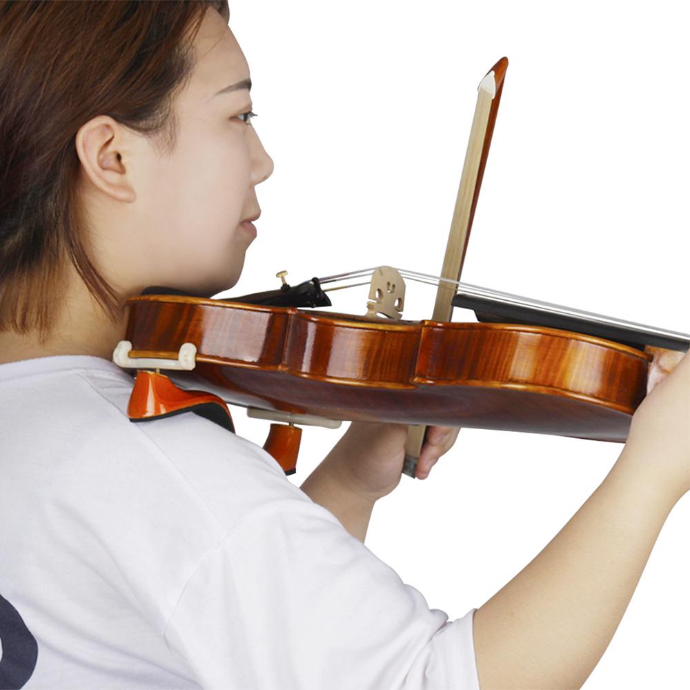 M MBAT High Quality Professional Adjustable Maple Violin by Shoulder Rest 3/4 4/4 Size Violin Accessories Musical Instrument