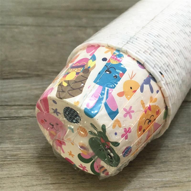 100Pcs Muffin Cupcake Paper Cups Holder Liners Pastry Colorful Wedding Birthday Party Cake Decoration Tool
