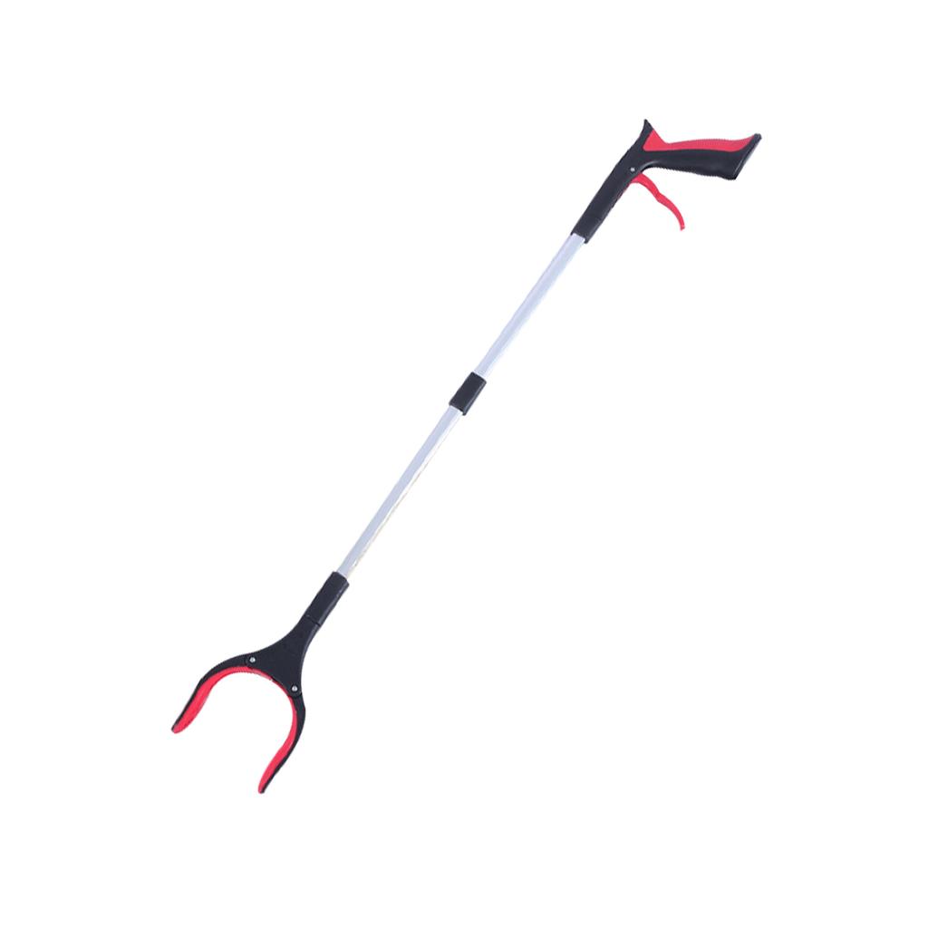 Foldable Pet Dog Outdoor Poop Clip Garbage Grabber Gripper Extender 32 Inch With Non-slip Jaws Lightweight Elderly Grabbing Tool