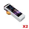 TERANTY 3500MAH 60C 7.4V 11.1V 14.8V 22.2V Lipo Battery 2S 3S 4S 6S For RC Car Quadcopter Drone Airplane Helicopter 2PCS