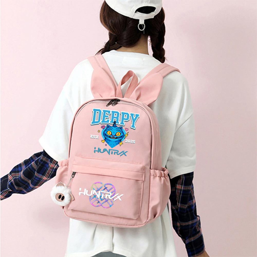 Anime Cartoon K-Pop Demon Hunters Printed Backpack for Teenger Children Student Schoolbag Girl Kid Gift Women Large Capacity Waterproof Travel Bag