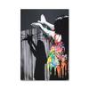 Banksy Graffiti-Kunst auf Leinwand, Gemälde an der Wand, Kunst, Poster und Drucke für Wohnzimmer, Home-Office, Dekoration, rahmenloses Dekor, Geschenke