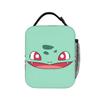 Bulbasaur Face Cartoon Lunch Bag Picnic Lunch Box For Child Funny Designer Tote Food Bags Waterproof Portable Cooler Bag