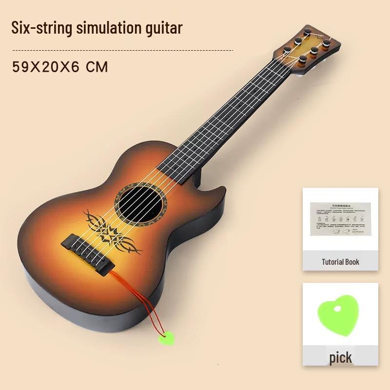 Large Six-String Children's Ukulele Toy - Playable Music Enlightenment Instrument
