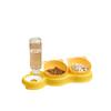 Cat Bowl, Double-bowl Moisture-proof Mouth, Multi-functional Pet Bowl, Automatic Feeding and Drinking Water Dispenser, Dog Bowl