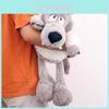 Plüschwolf-Spielzeug mit Schaffellbezug für Kindergeburtstage und Geschenke
