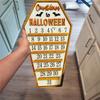 A03F-31 Days Happy Halloween Coffin Calendar Countdown Calendar + Cutting Three Decoration C