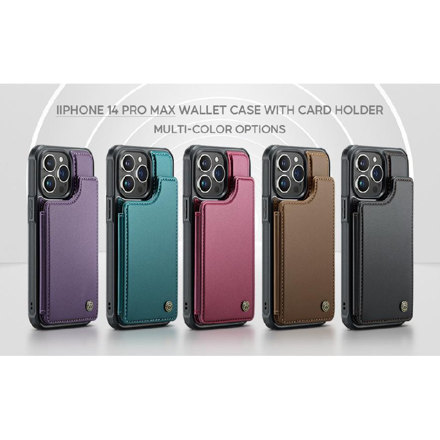 Compatible with iPhone 16 phone case, Apple 17 Pro flip phone case, RFID Samsung S25 card slot leather case