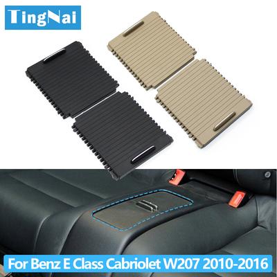 1/2 PCS Car Rear Seat Cup Holder Cover Tray Blind Shutter For Benz E Class Cabriolet W207 2010-2016 E250 E350 E500 E400 E550