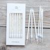 New Black and White Gold Dot A8 Straight Pole Pencil Candle Birthday Party Party Long Pole Box Baking Candle