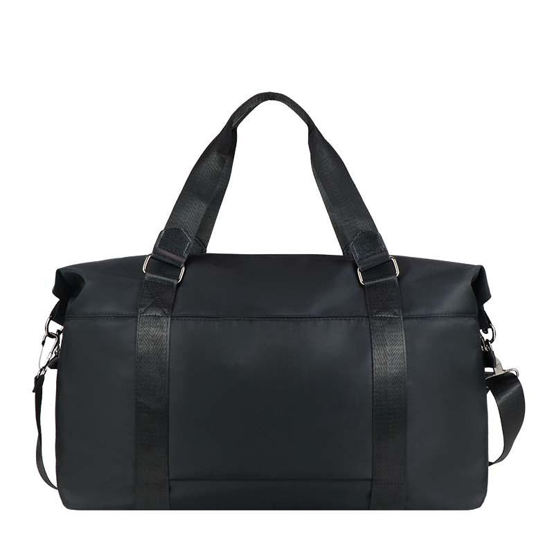 

Простая и модная спортивная сумка для фитнеса и йоги, износостойкая, большой вместимости, сумка для экскурсий, дорожная сумка чёрный