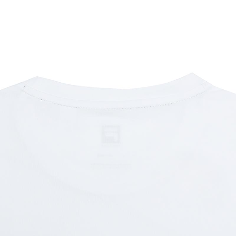 FILA Fitness Series Simple Casual Printed T-Shirt Men tops A61M621101F-WT